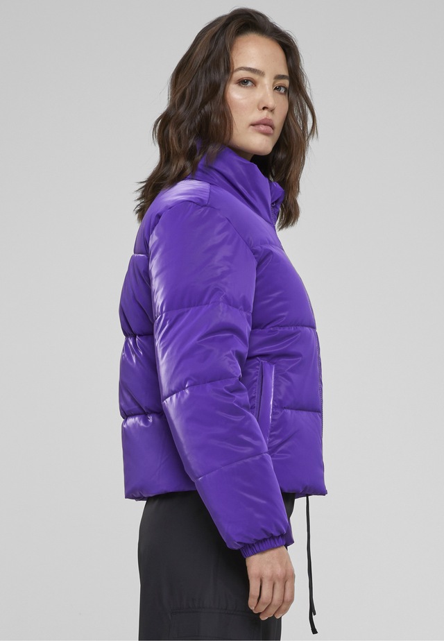 URBAN CLASSICS Winterjacke »Urban Classics Damen Ladies Shark Skin Puffer Jacket« 1 Stk. tlg. ohne Kapuze