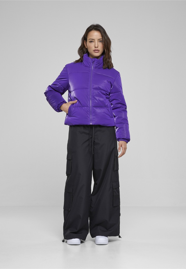 URBAN CLASSICS Winterjacke »Urban Classics Damen Ladies Shark Skin Puffer Jacket« 1 Stk. tlg. ohne Kapuze
