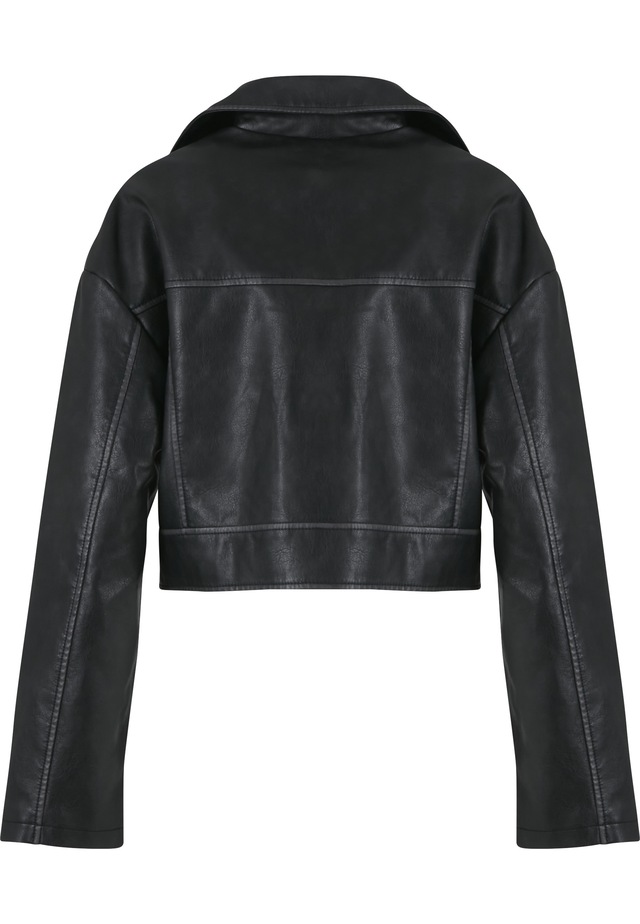 URBAN CLASSICS Ledermantel »Urban Classics Ladies Vintage Jacket«