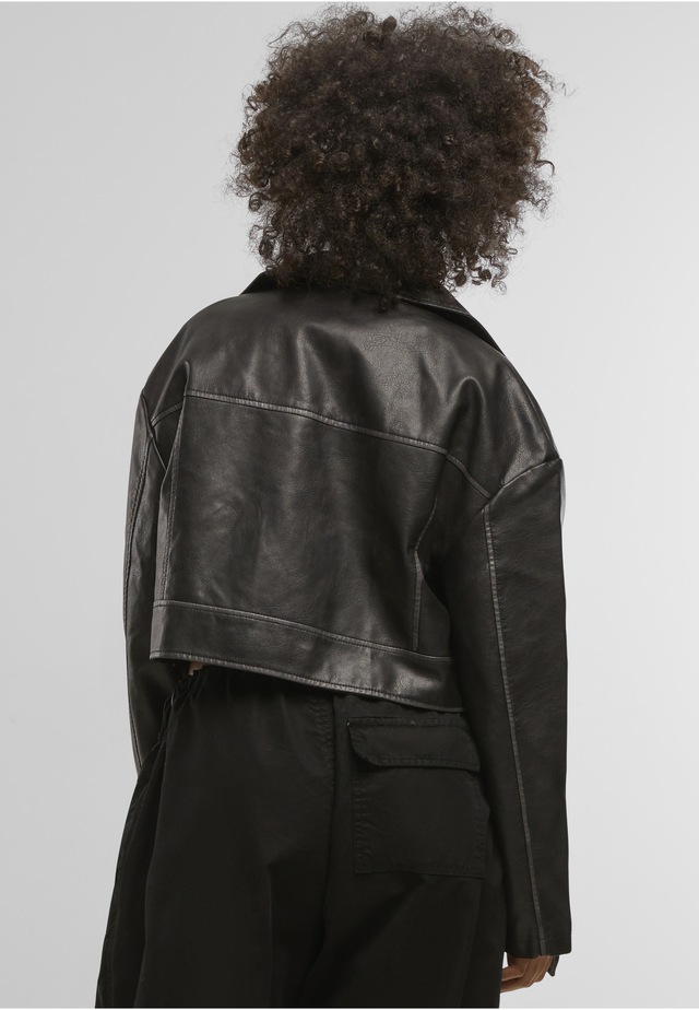 URBAN CLASSICS Ledermantel »Urban Classics Ladies Vintage Jacket«