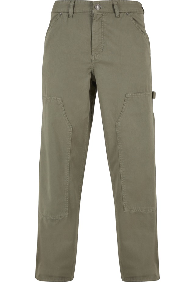 URBAN CLASSICS Stoffhose »Urban Classics Herren Twill Double Knee Pants«
