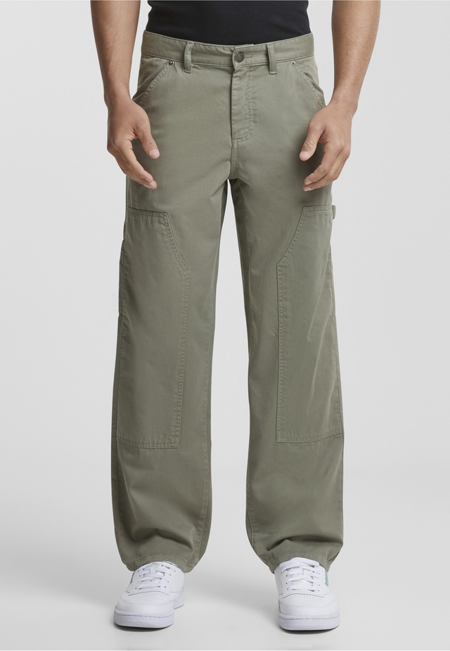 URBAN CLASSICS Stoffhose »Urban Classics Herren Twill Double Knee Pants«
