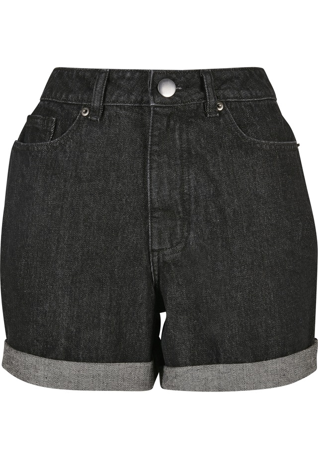 URBAN CLASSICS Stoffhose »Urban Classics Damen Ladies High Waist Boyfriend Shorts«