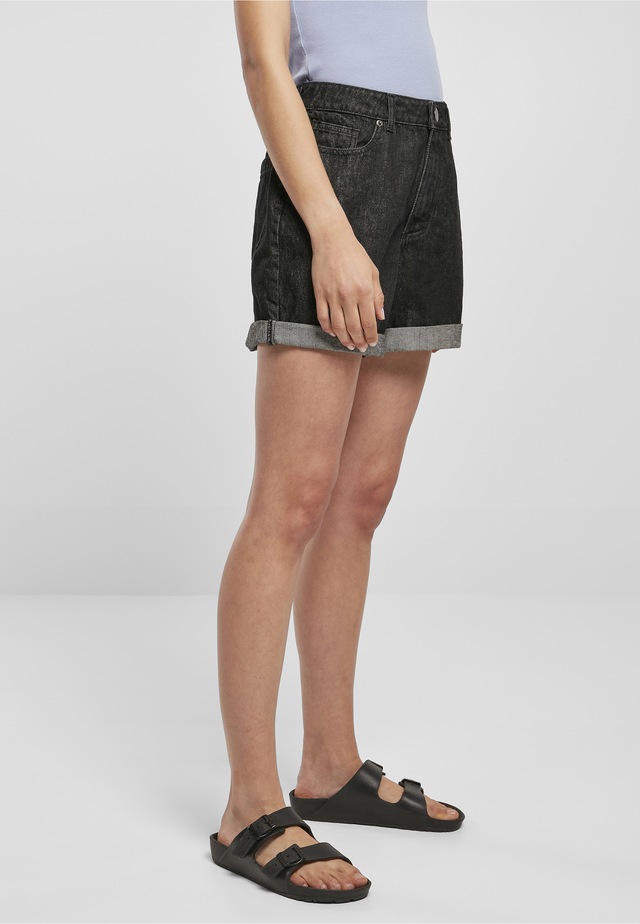 URBAN CLASSICS Stoffhose »Urban Classics Damen Ladies High Waist Boyfriend Shorts«