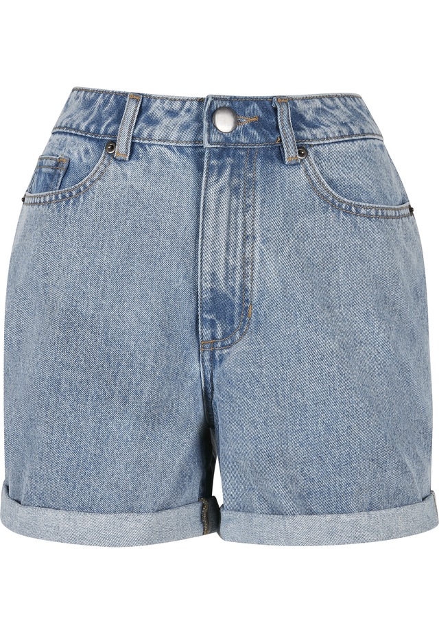 URBAN CLASSICS Stoffhose »Urban Classics Damen Ladies High Waist Boyfriend Shorts«