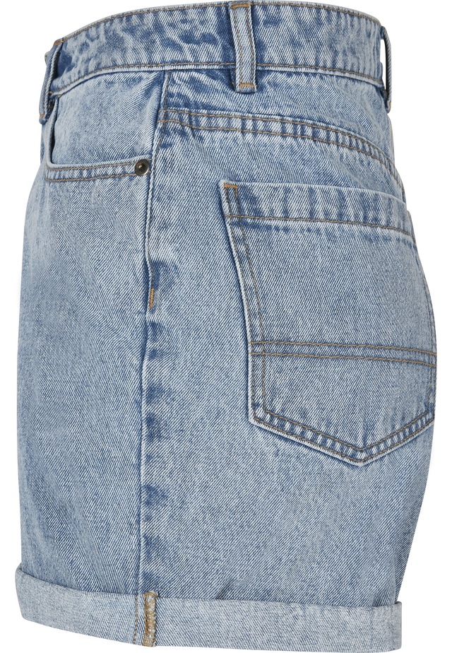 URBAN CLASSICS Stoffhose »Urban Classics Damen Ladies High Waist Boyfriend Shorts«