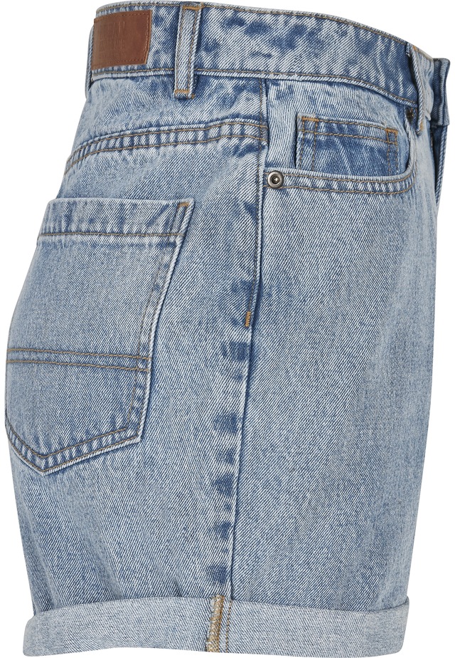 URBAN CLASSICS Stoffhose »Urban Classics Damen Ladies High Waist Boyfriend Shorts«