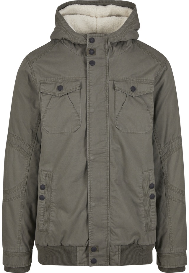 Brandit Winterjacke »Brandit Brandit Men Meadow Jacket« 1 Stk. tlg. mit Kapuze