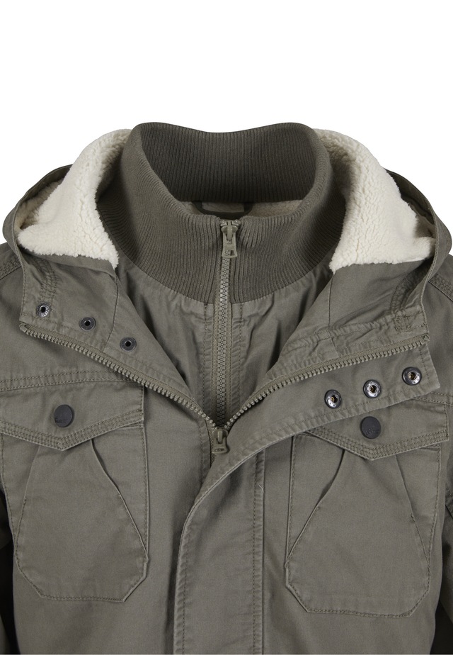 Brandit Winterjacke »Brandit Brandit Men Meadow Jacket« 1 Stk. tlg. mit Kapuze
