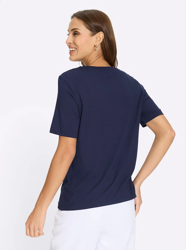 Lady Rundhalsshirt »Kurzarm-Shirt« 1 tlg.