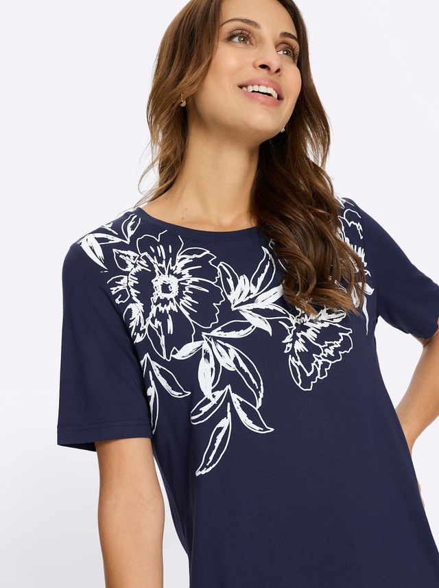Lady Rundhalsshirt »Kurzarm-Shirt« 1 tlg.