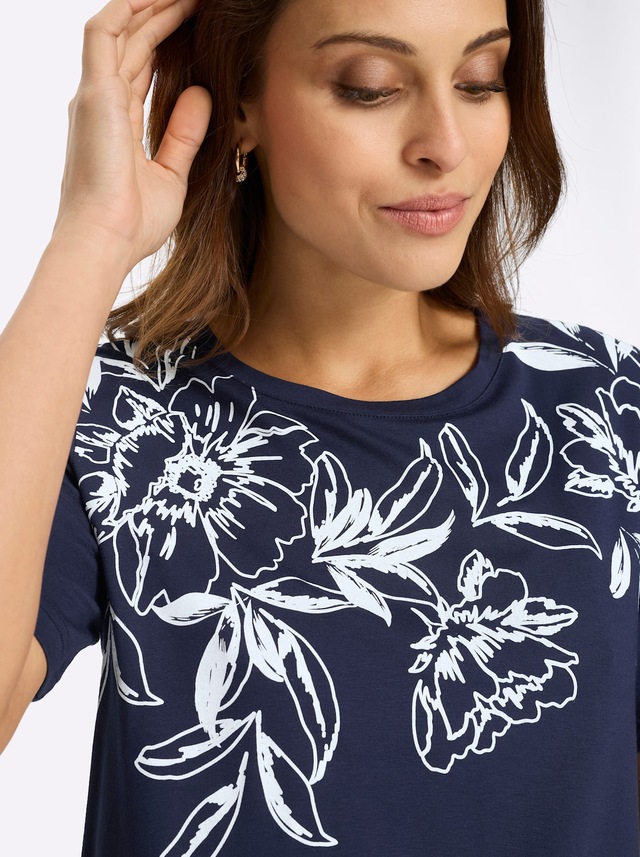 Lady Rundhalsshirt »Kurzarm-Shirt« 1 tlg.