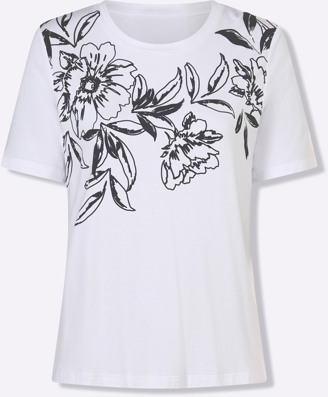 Lady Rundhalsshirt »Kurzarm-Shirt« 1 tlg.