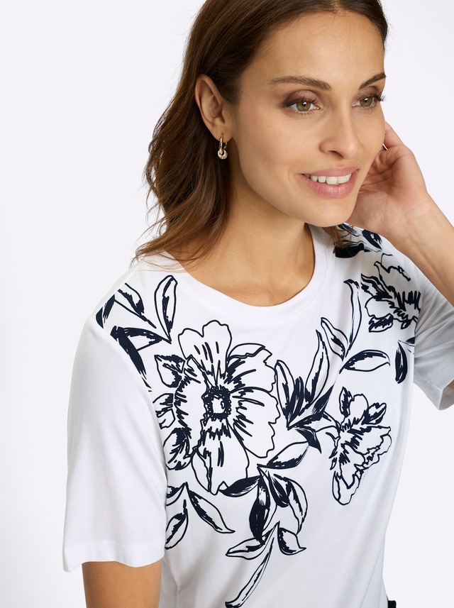 Lady Rundhalsshirt »Kurzarm-Shirt« 1 tlg.