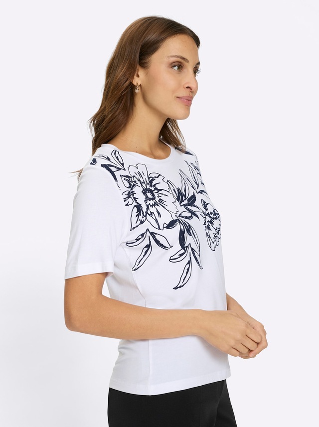 Lady Rundhalsshirt »Kurzarm-Shirt« 1 tlg.
