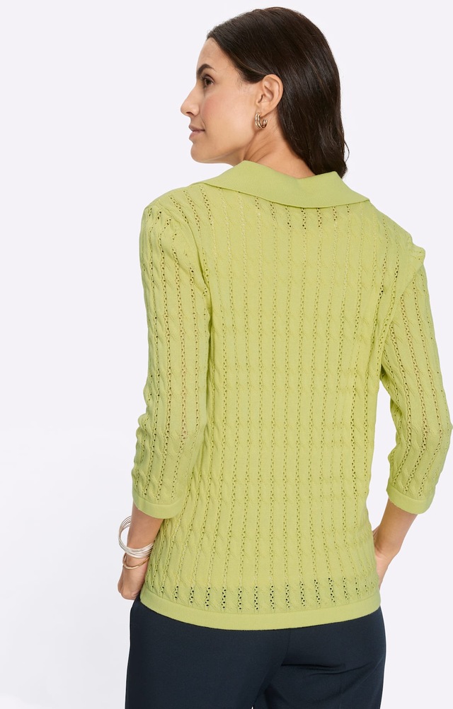 Inspirationen Polokragenpullover »Polopullover«