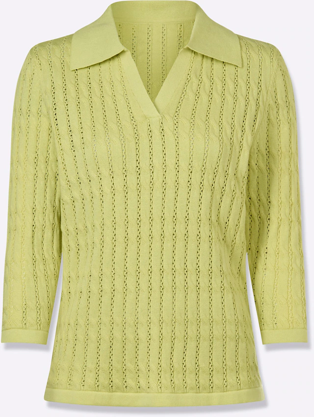 Inspirationen Polokragenpullover »Polopullover«