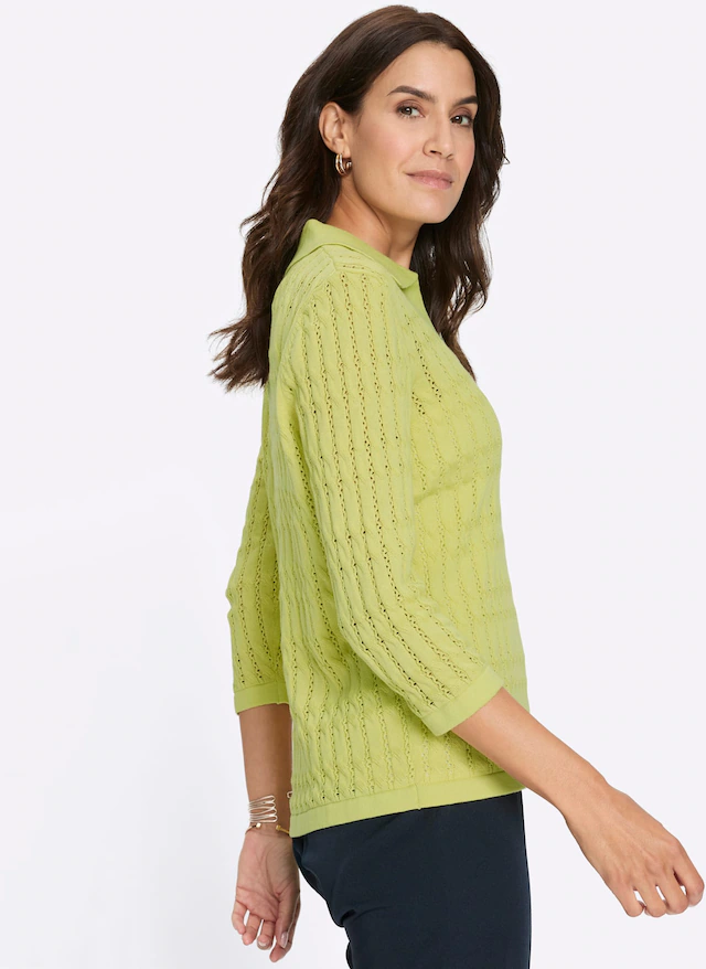 Inspirationen Polokragenpullover »Polopullover«