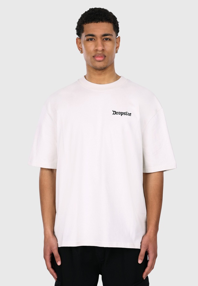 Dropsize T-Shirt »Dropsize HEAVY OVERSIZE BIG LOGO T-SHIRT« 1 Stk.