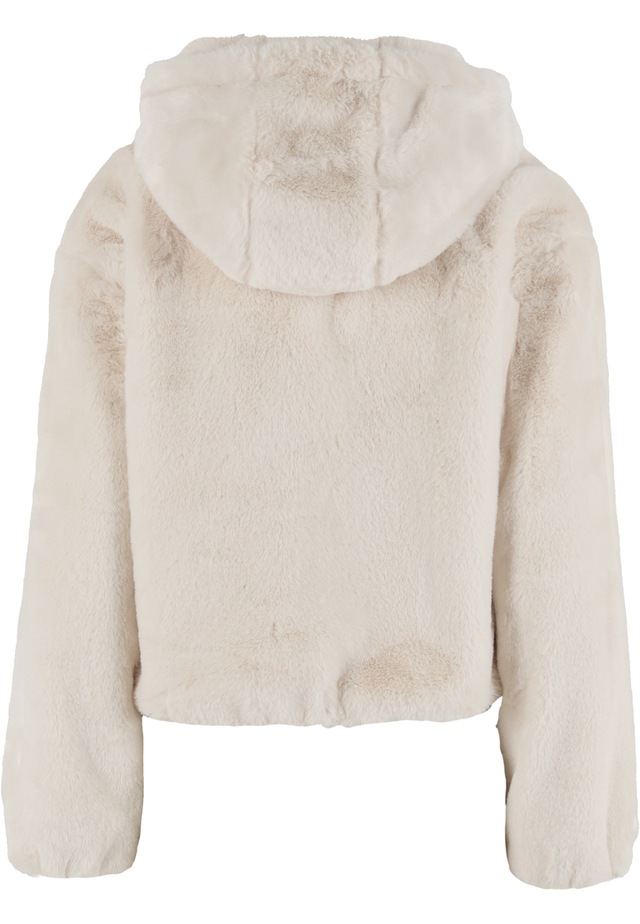 URBAN CLASSICS Sweatjacke »Urban Classics Ladies Full Zip Faux Fur Hoodie«