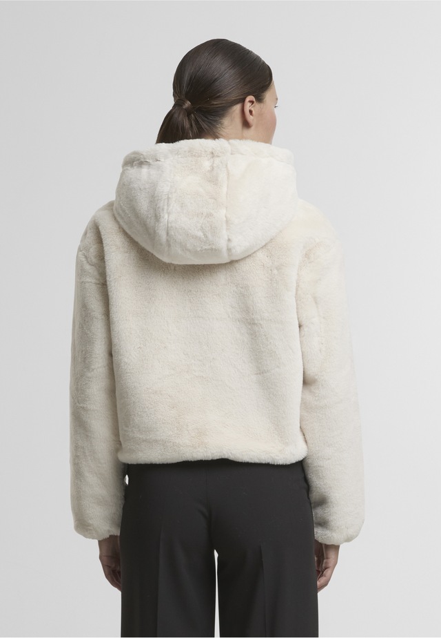 URBAN CLASSICS Sweatjacke »Urban Classics Ladies Full Zip Faux Fur Hoodie«