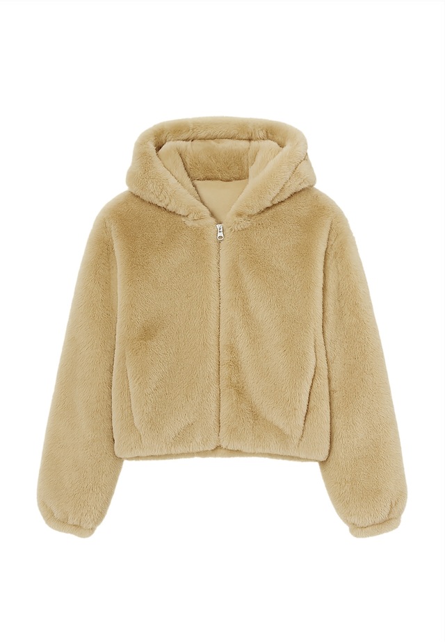 URBAN CLASSICS Sweatjacke »Urban Classics Ladies Full Zip Faux Fur Hoodie«