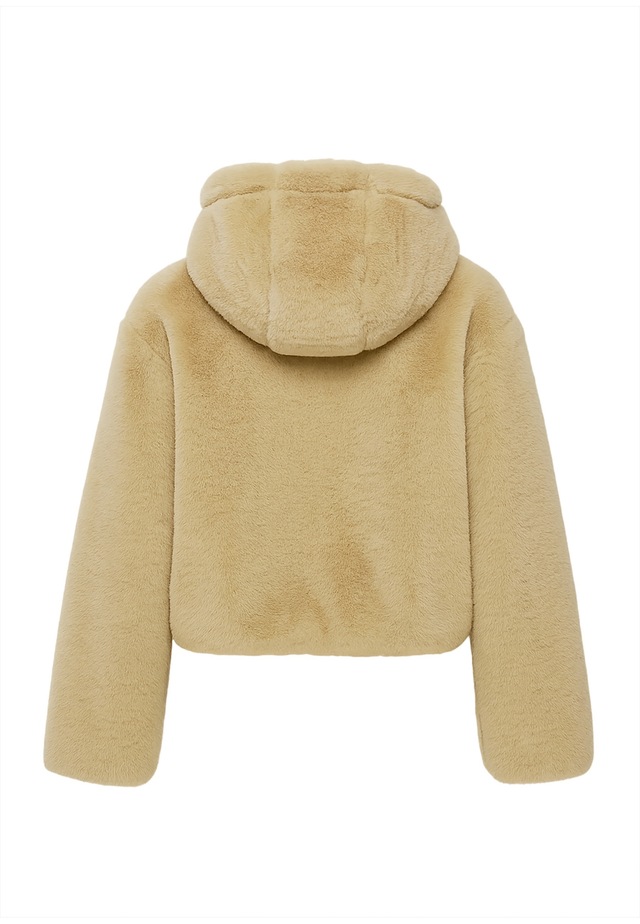 URBAN CLASSICS Sweatjacke »Urban Classics Ladies Full Zip Faux Fur Hoodie«