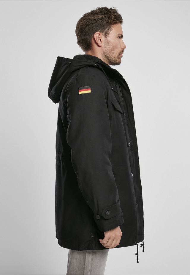 Brandit Allwetterjacke »Brandit Herren BW Flag Parka« 1 Stk. tlg. mit Kapuze