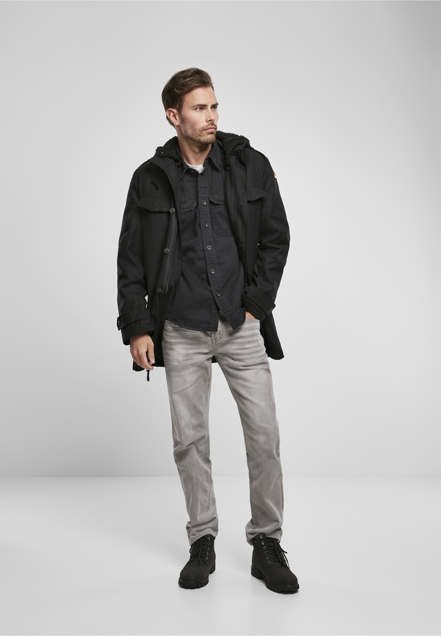 Brandit Allwetterjacke »Brandit Herren BW Flag Parka« 1 Stk. tlg. mit Kapuze