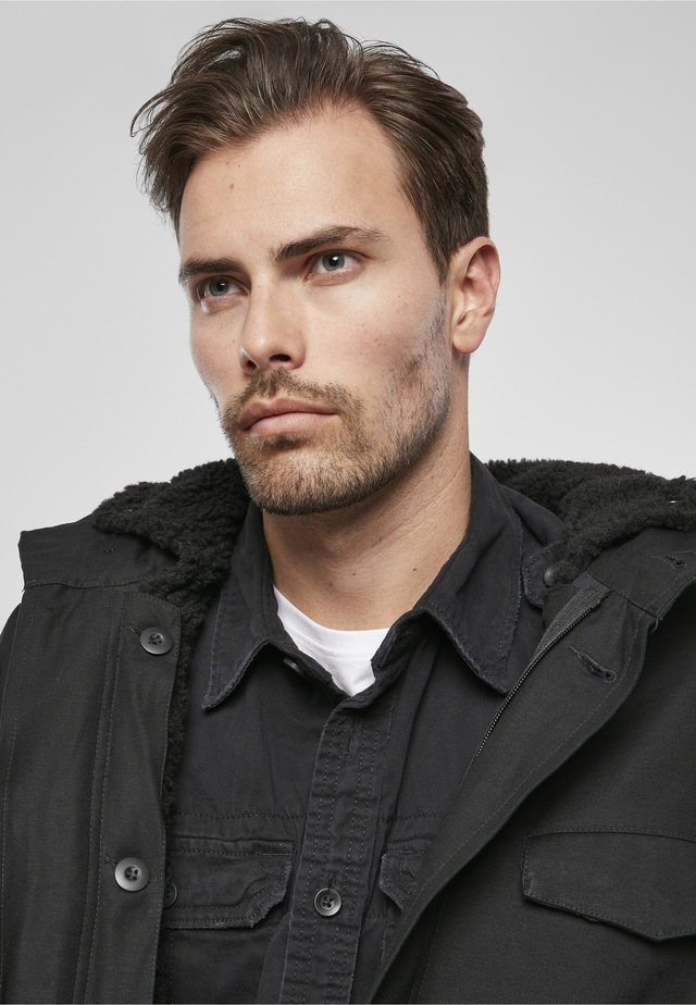 Brandit Allwetterjacke »Brandit Herren BW Flag Parka« 1 Stk. tlg. mit Kapuze