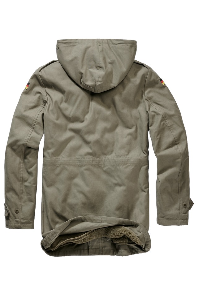 Brandit Allwetterjacke »Brandit Herren BW Flag Parka« 1 Stk. tlg. mit Kapuze