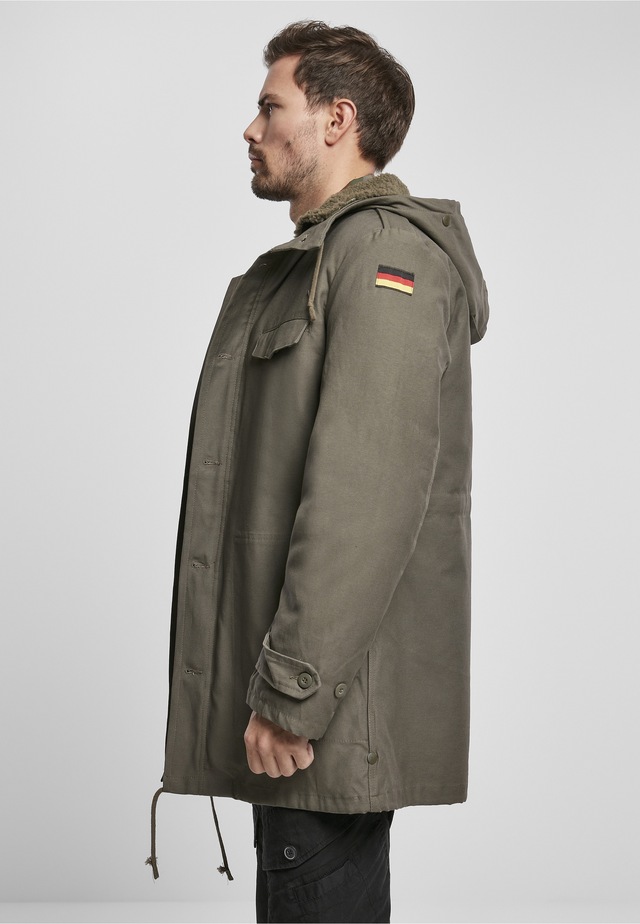 Brandit Allwetterjacke »Brandit Herren BW Flag Parka« 1 Stk. tlg. mit Kapuze