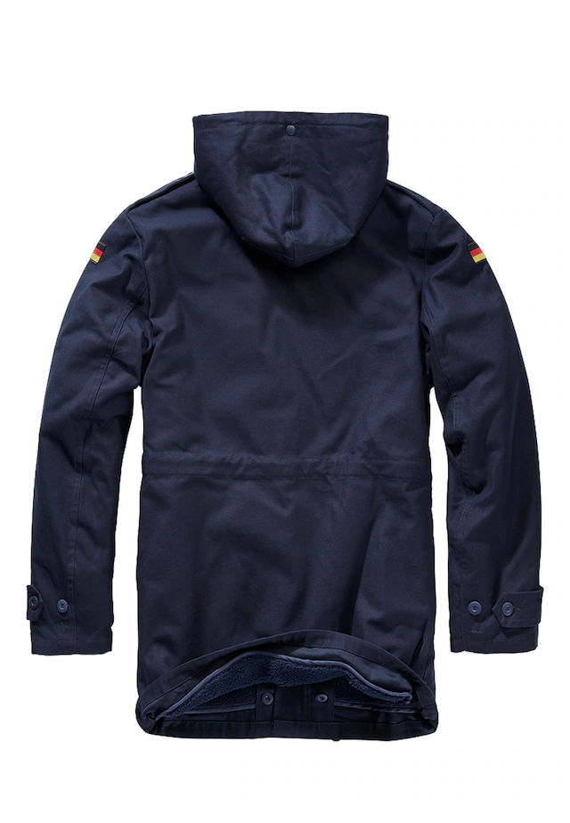 Brandit Allwetterjacke »Brandit Herren BW Flag Parka« 1 Stk. tlg. mit Kapuze