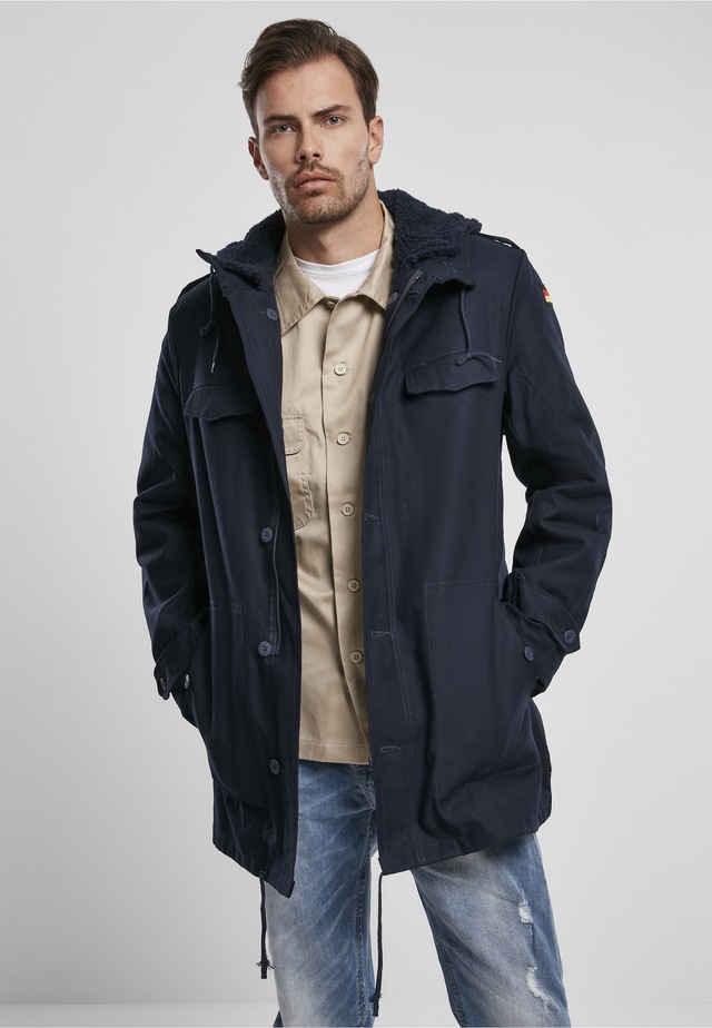Brandit Allwetterjacke »Brandit Herren BW Flag Parka« 1 Stk. tlg. mit Kapuze