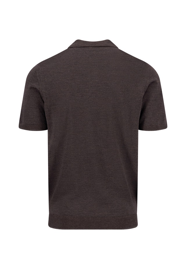 FYNCH-HATTON Polokragenpullover Sommershirt mit Stickerei