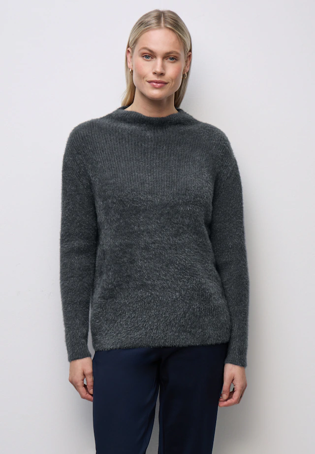 STREET ONE Stehkragenpullover mit Stehkragen