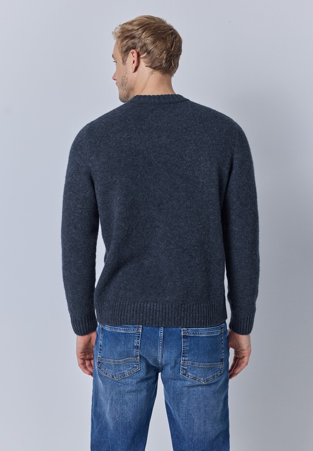 STREET ONE MEN Rundhalspullover Grobstrick
