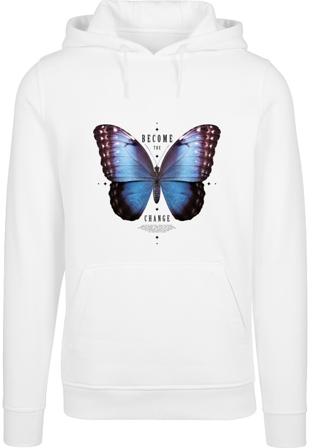 MisterTee Kapuzenpullover »MisterTee Herren Become The Change Butterfly Hoody« 1 Stk.