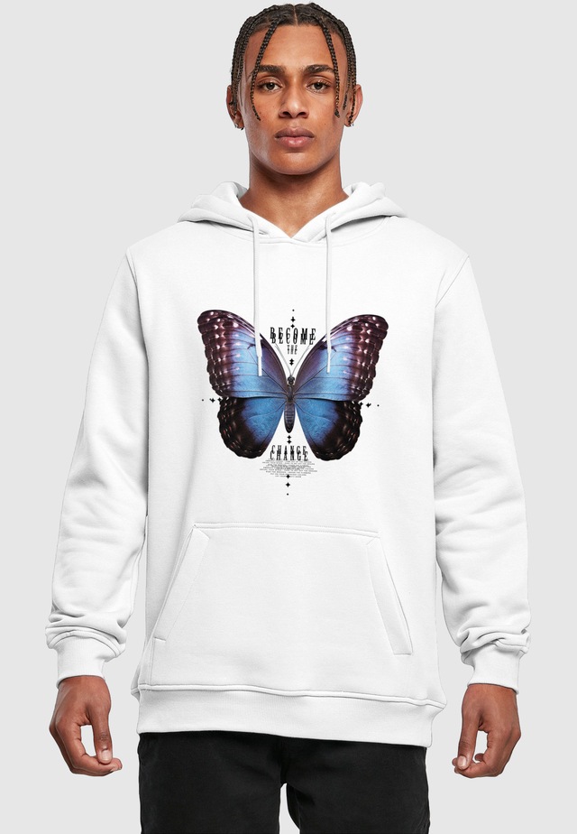 MisterTee Kapuzenpullover »MisterTee Herren Become The Change Butterfly Hoody« 1 Stk.