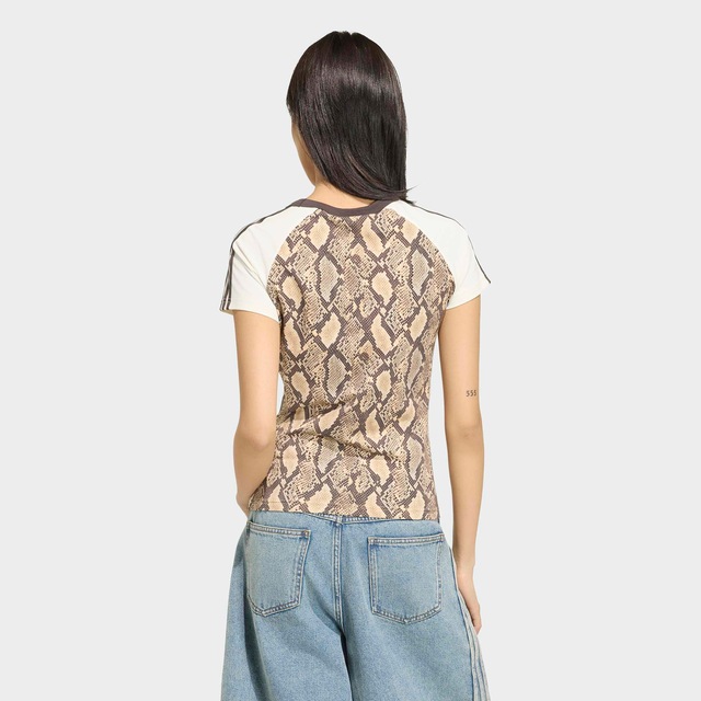 adidas Originals T-Shirt »CALI, SCHLANGENPRINT« mit Rundhalsausschnitt, in normaler Länge