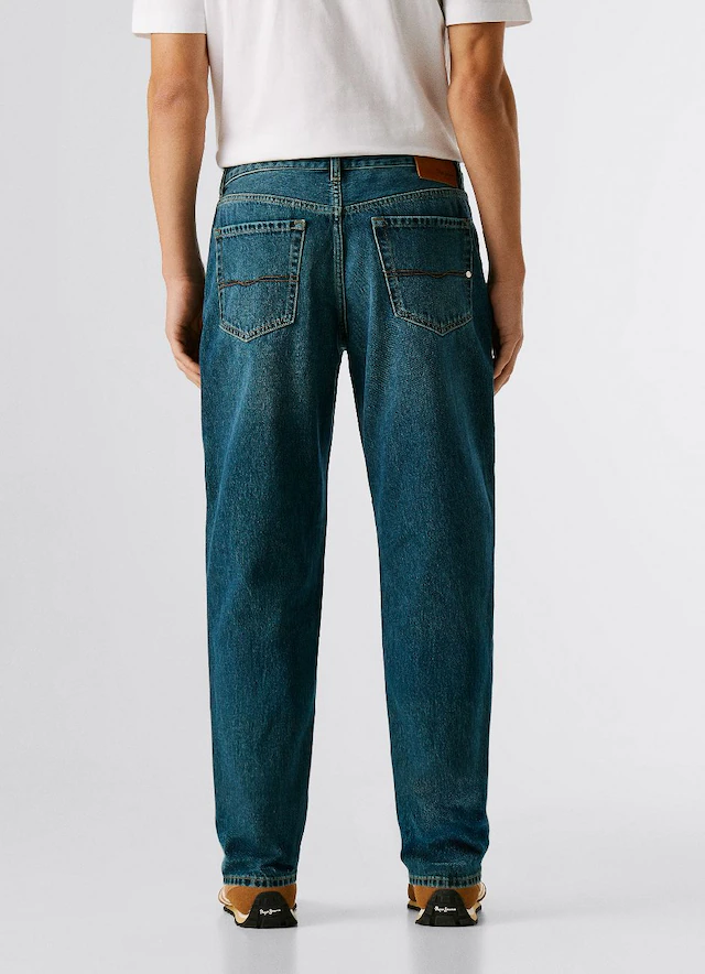 Pepe Jeans 5-Pocket-Jeans »TAPERED JEANS CAMDEN« aus Baumwoll-Denim, tiefer Schritt