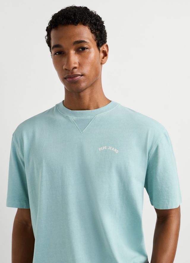 Pepe Jeans T-Shirt »JOHN TEE« mit V-Naht am Rundhals
