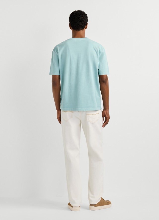 Pepe Jeans T-Shirt »JOHN TEE« mit V-Naht am Rundhals
