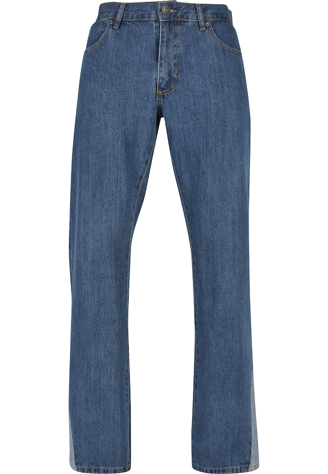 URBAN CLASSICS Bequeme Jeans »Urban Classics Herren Organic Triangle Denim« 1 Stk.