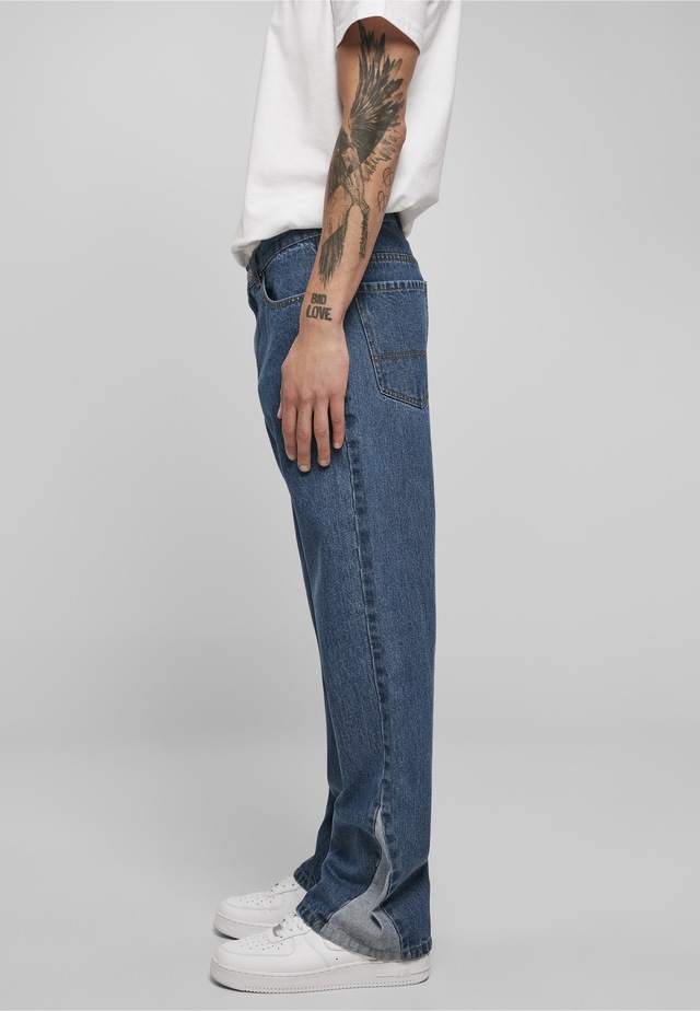 URBAN CLASSICS Bequeme Jeans »Urban Classics Herren Organic Triangle Denim« 1 Stk.