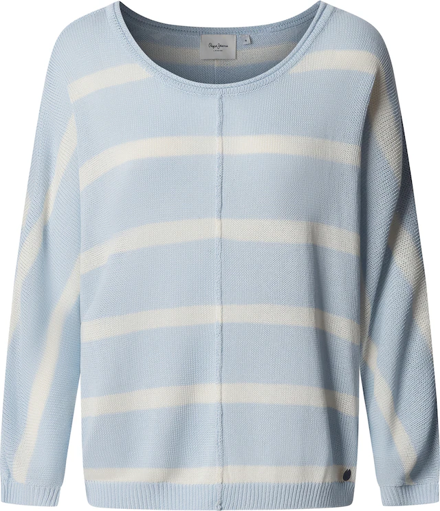 Pepe Jeans Strickpullover »ALBERTA« im Streifen-Design, locker geschnitten