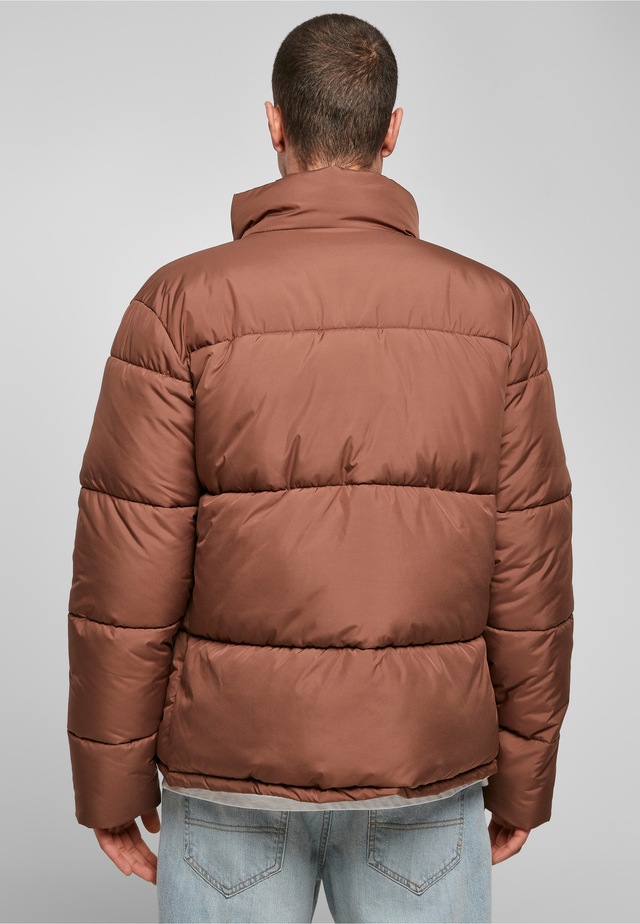 URBAN CLASSICS Winterjacke »Urban Classics Herren Short Puffer Jacket« 1 Stk. tlg. ohne Kapuze
