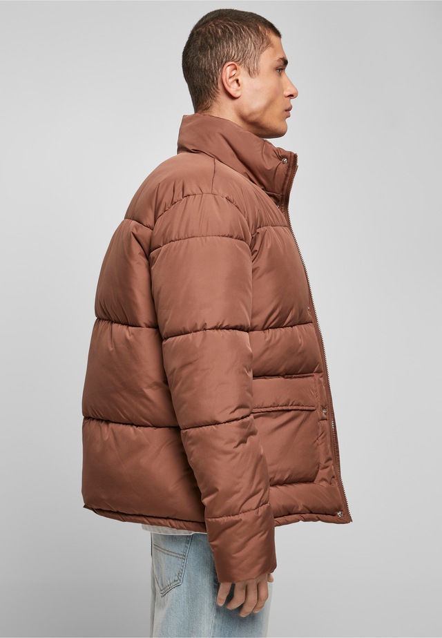 URBAN CLASSICS Winterjacke »Urban Classics Herren Short Puffer Jacket« 1 Stk. tlg. ohne Kapuze