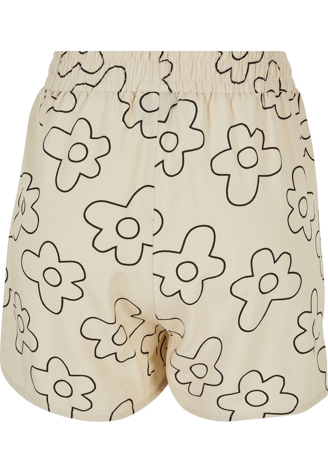 URBAN CLASSICS Stoffhose »Urban Classics Damen Ladies AOP Viscose Resort Shorts«