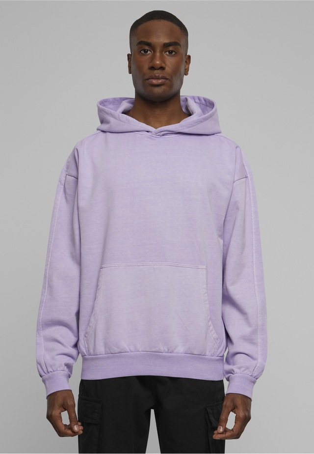 URBAN CLASSICS Rundhalspullover »Urban Classics Herren Heavy Terry Garment Dye Hoody« 1